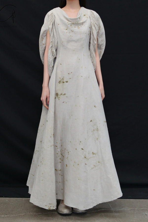 Mutedance 25 Spring/Summer Long Sleeve Dress MD-MD25SS33-linen